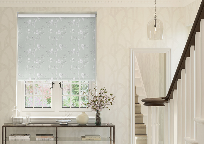 Treetop Owls, Powder Green - Twist&Fit Roller Blind - Image 3